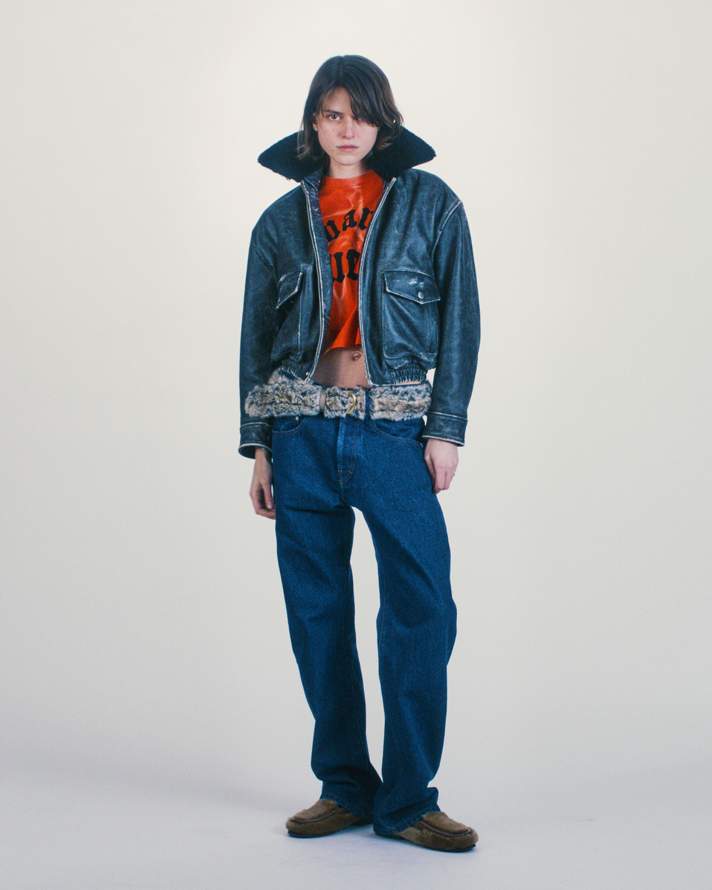 Leather Flight Jacket