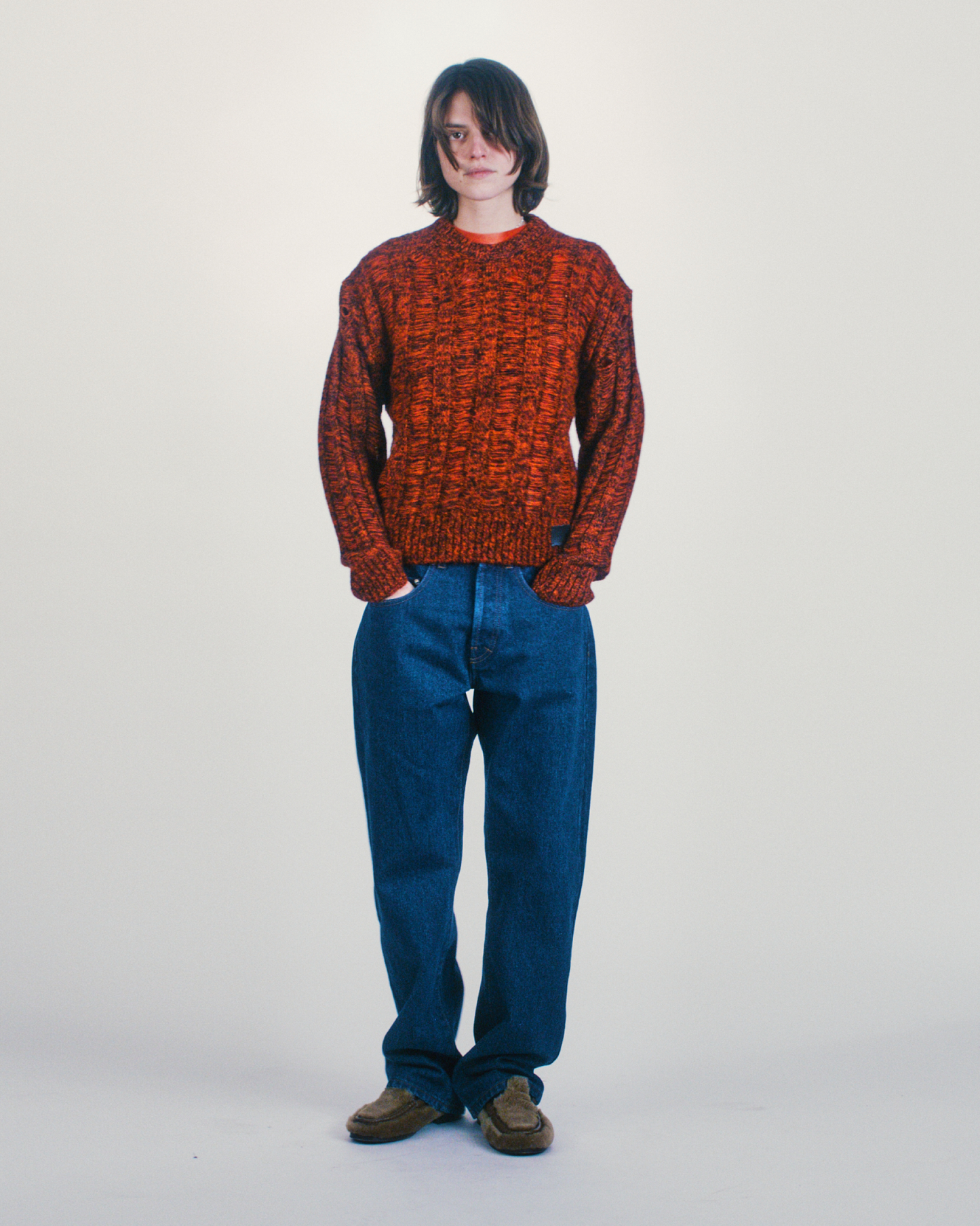 Laddered Mohair Sweater
