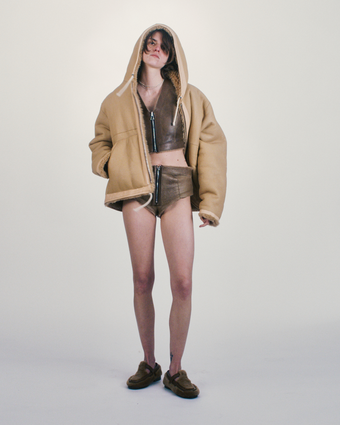Oversized Sheepskin Jacket