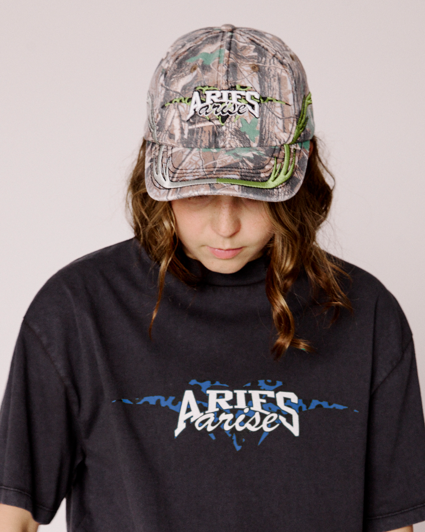 aries end. moto-dodgem camo cap