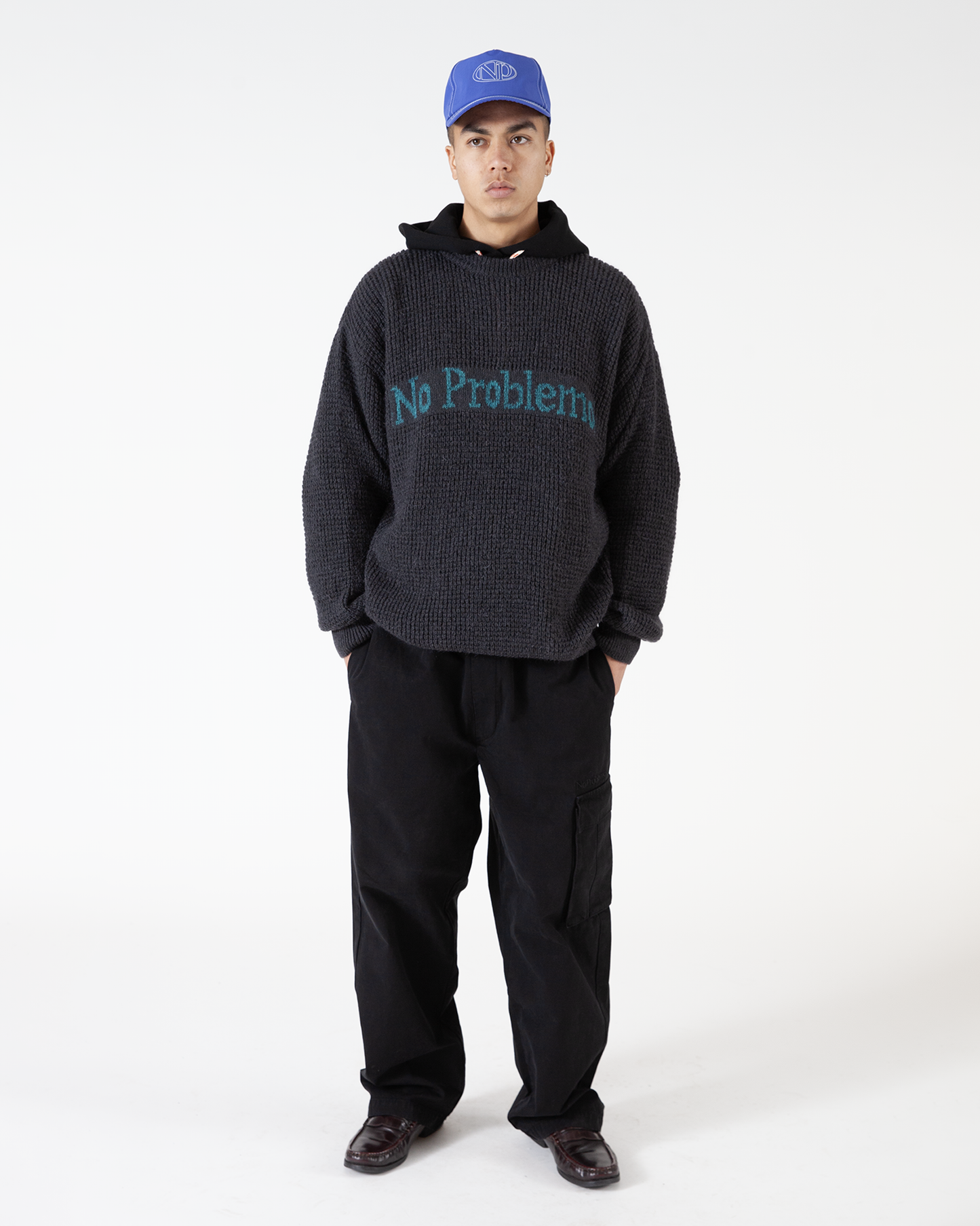 No Problemo Waffle Knit Jumper