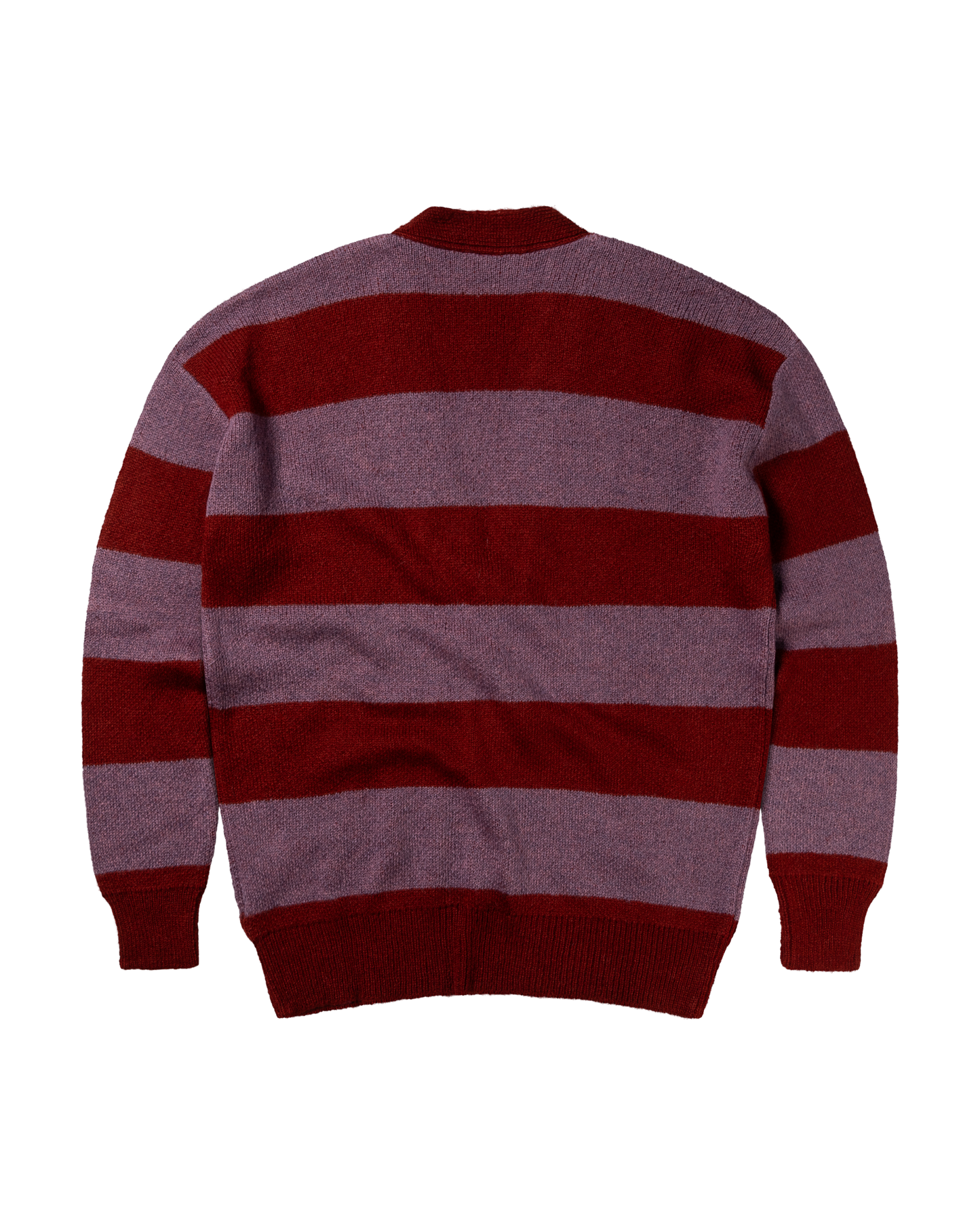 Striped Mohair Oversized Cardigan