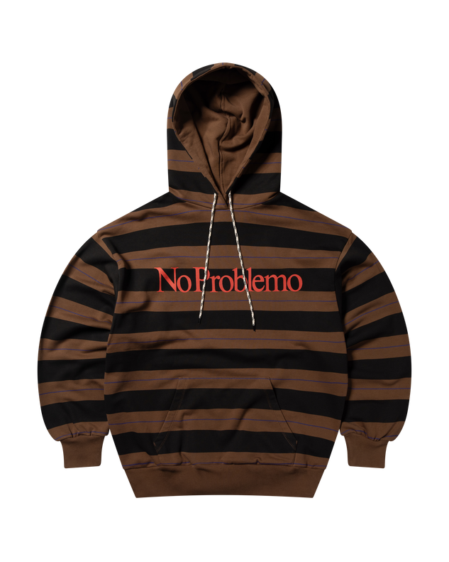 No Problemo Striped Hoodie