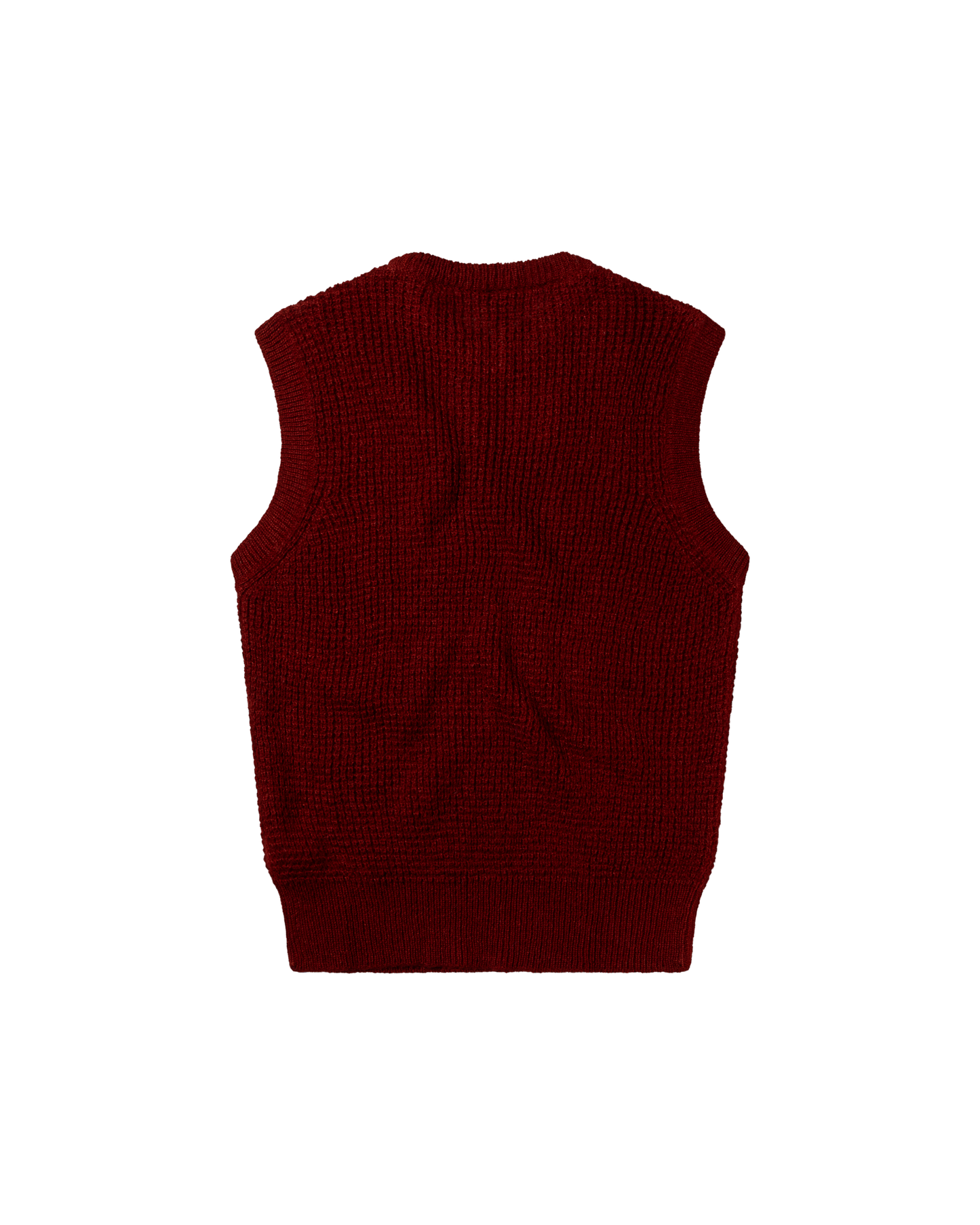Waffle Knit Sweater Vest