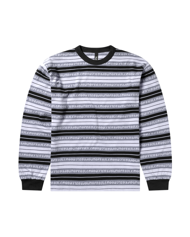 Jacquard Stripe LS Tee -old