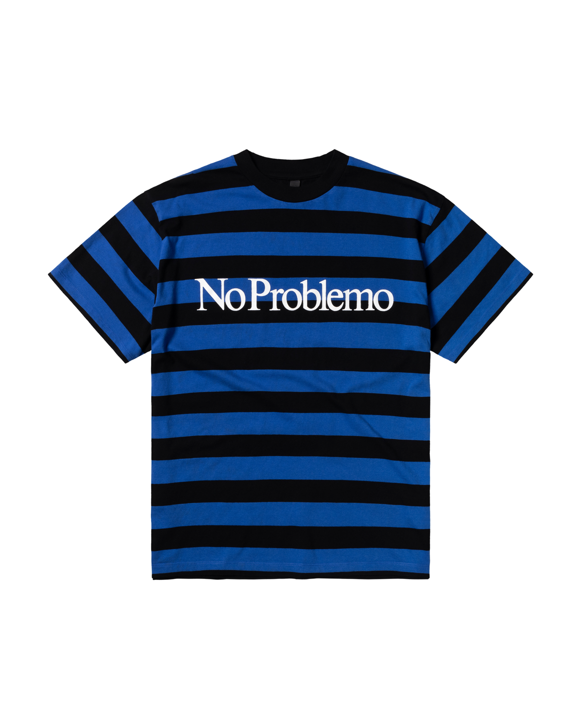 No Problemo Striped SS Tee Black Multi – Aries
