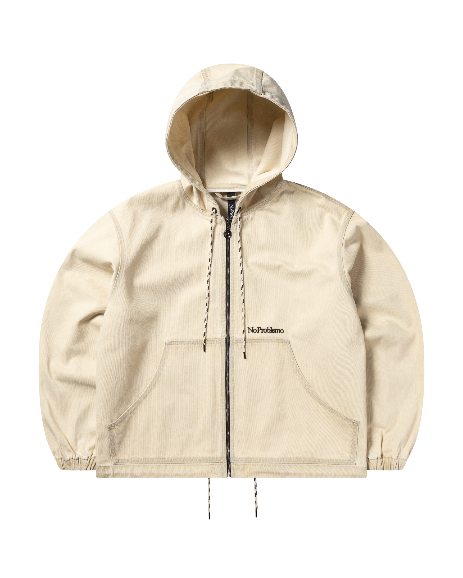 No Problemo Workwear Denim Jacket Sand – Aries