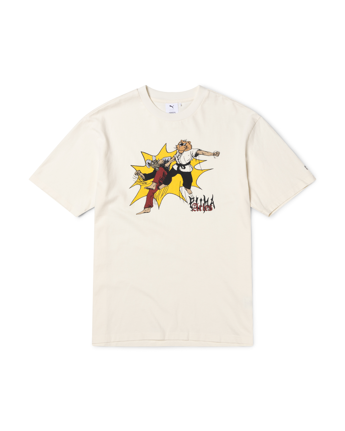 puma x aries fighter ss tee
