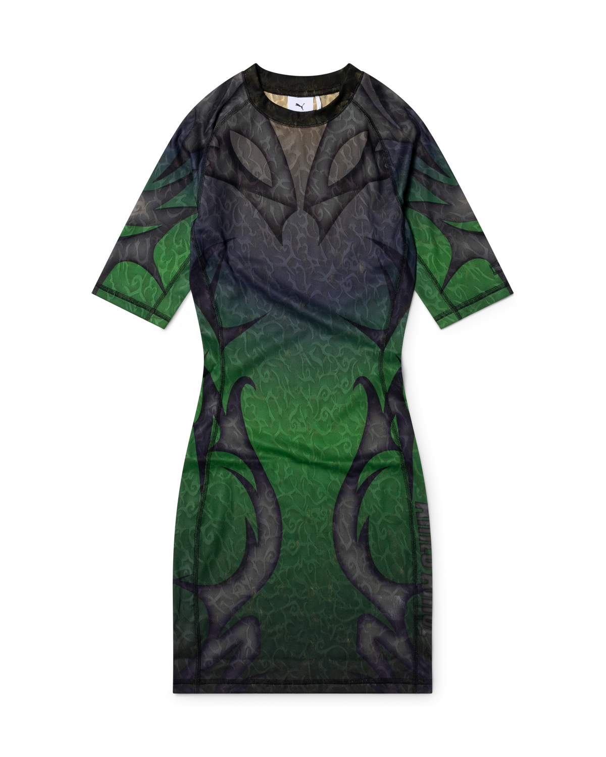 puma dress green x aries tribal jacquard lace – Aries Golf dress