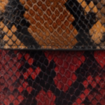 Patchwork Snake Print Leather Kasper Bag
