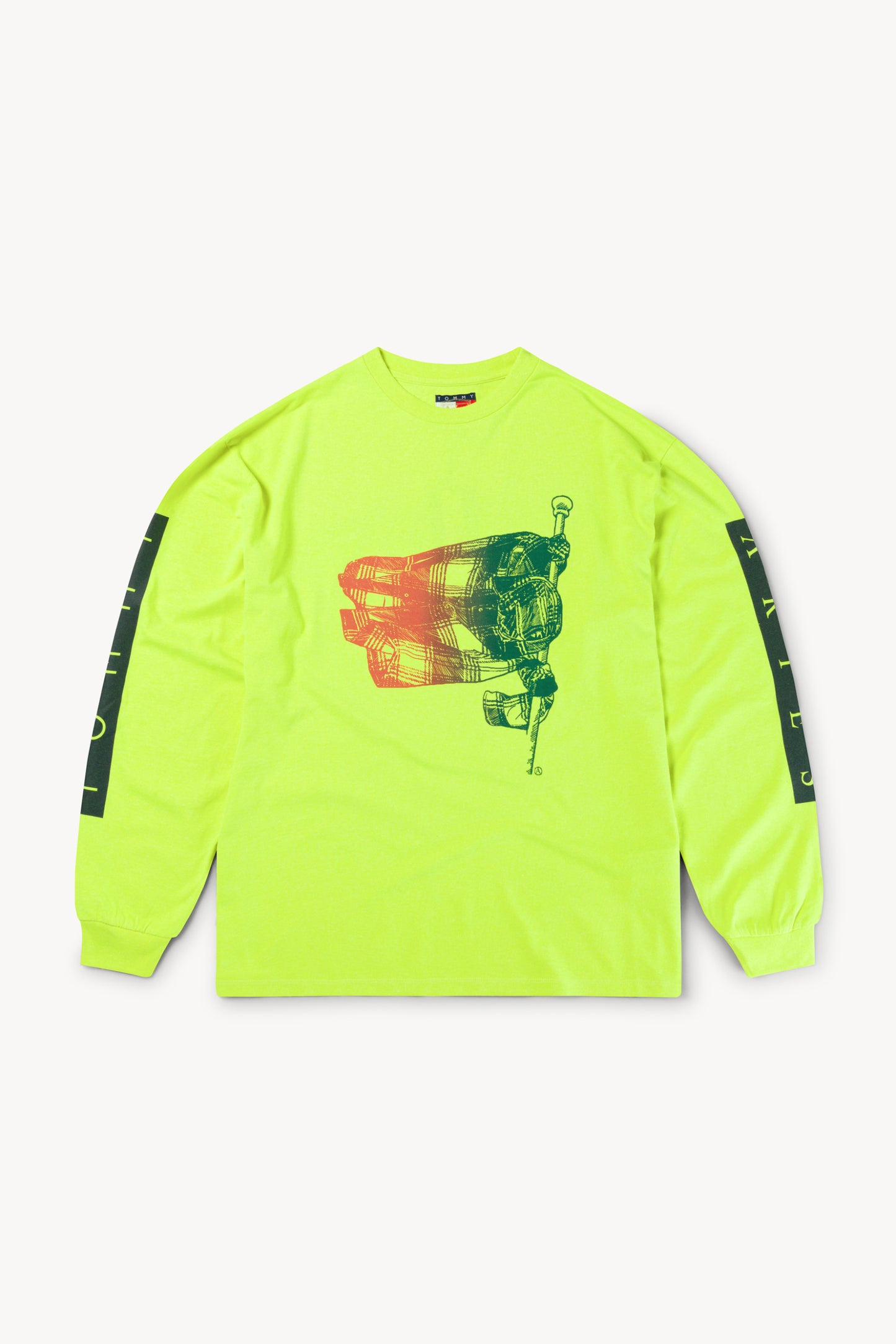 Tommy x Aries Unisex Shirt Flag Long Sleeve Tee