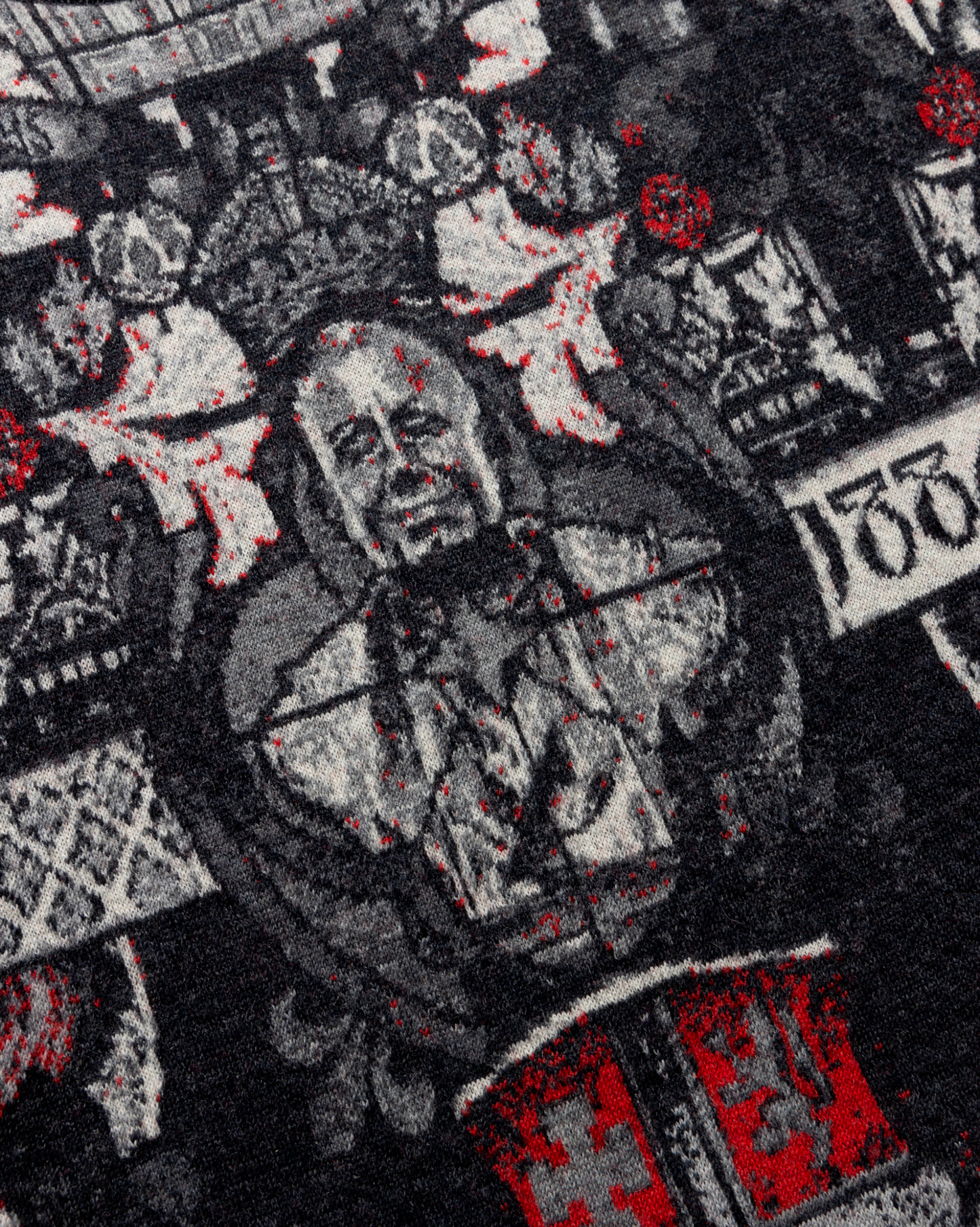 Arsenal X Aries Stained Glass Crew Neck Knit