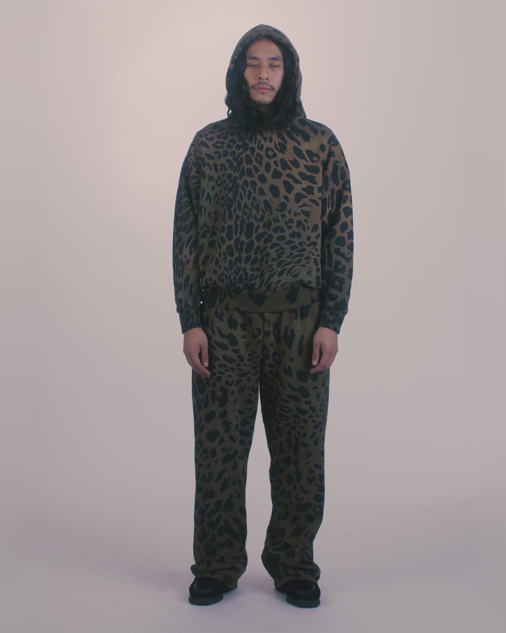 Leopard Tie Dye Hoodie Multi – Aries