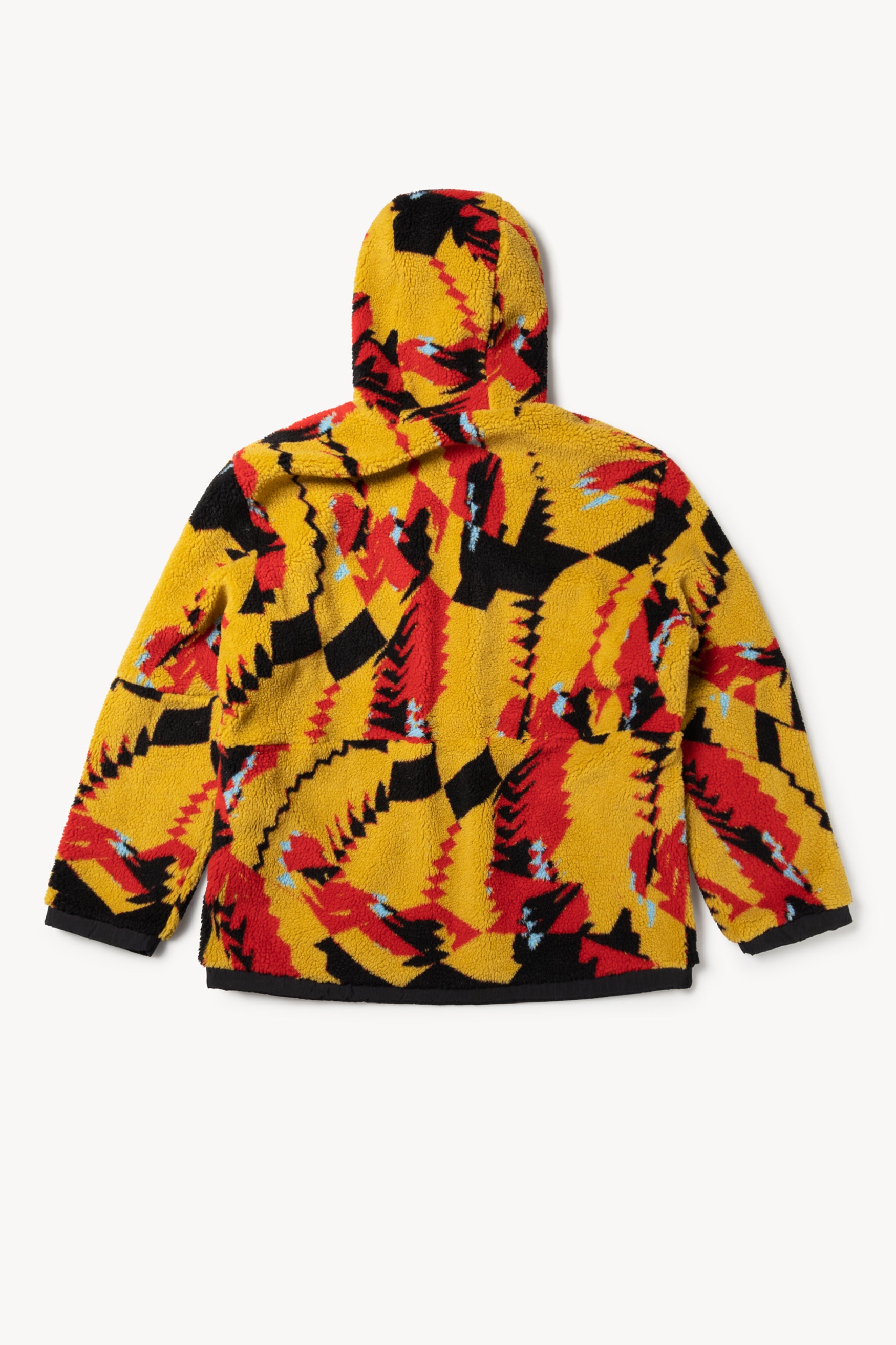 Load image into Gallery viewer, Aries Web Special Reversible Abstract Fleece Parka