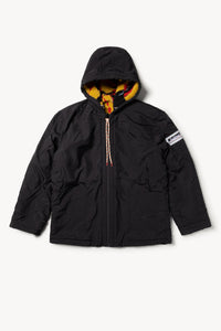 Aries Web Special Reversible Abstract Fleece Parka
