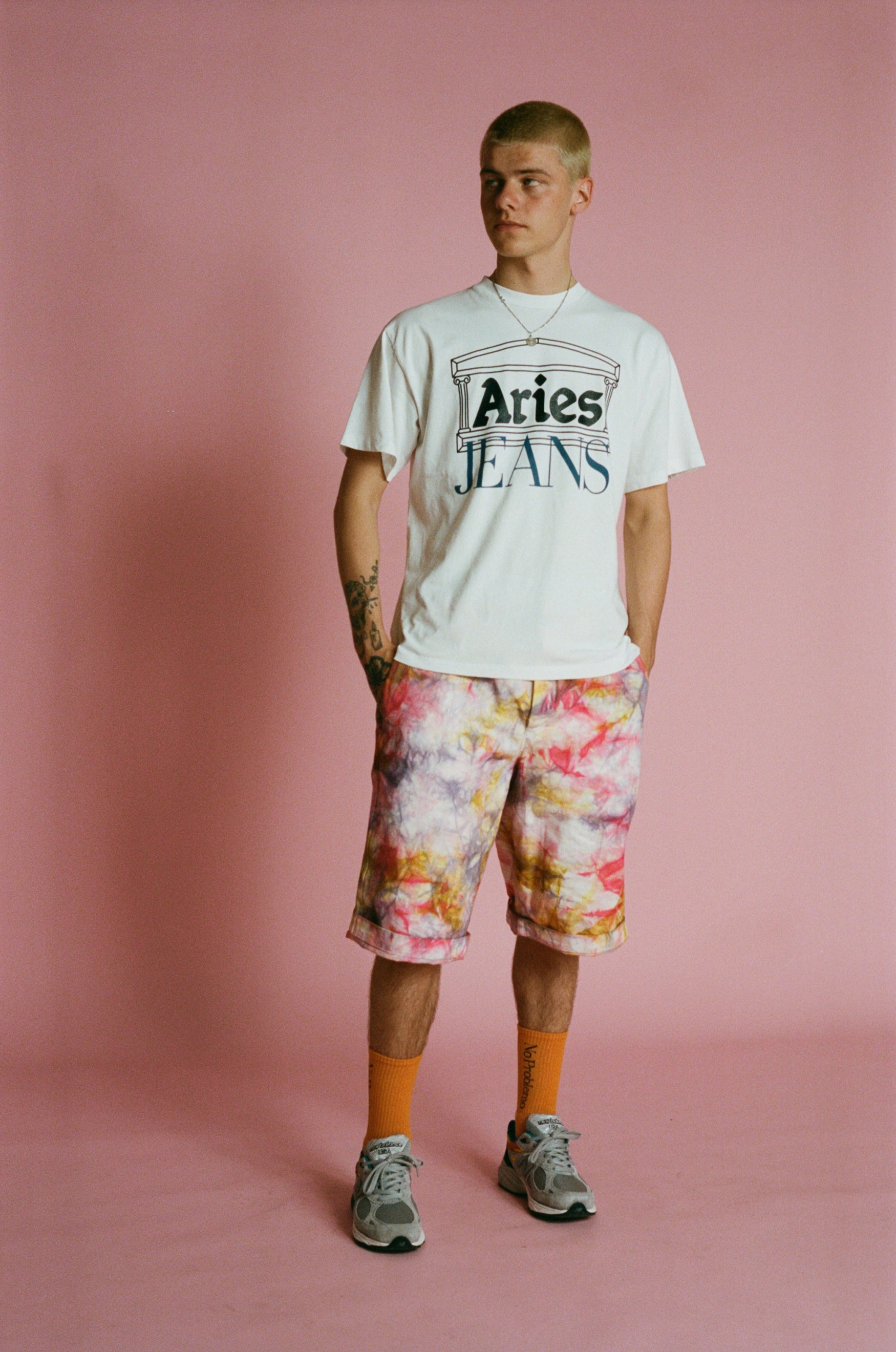 Load image into Gallery viewer, Aries Jeans Acid Wash Tee