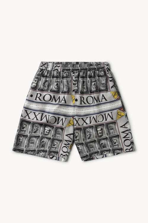 AS Roma X Aries Statue Silk Shorts
