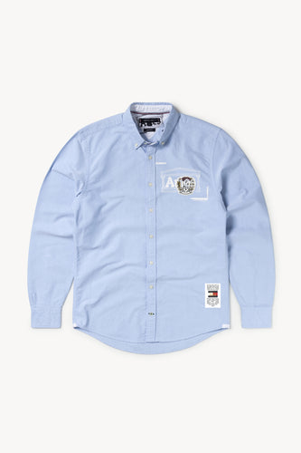 Tommy x Aries Remade: Overprinted Crest Shirt