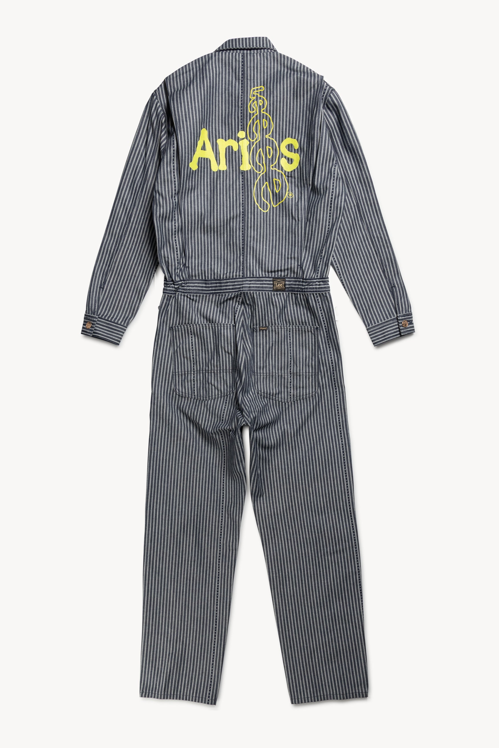 Load image into Gallery viewer, Denim Workwear Stripe Whizzit Overall