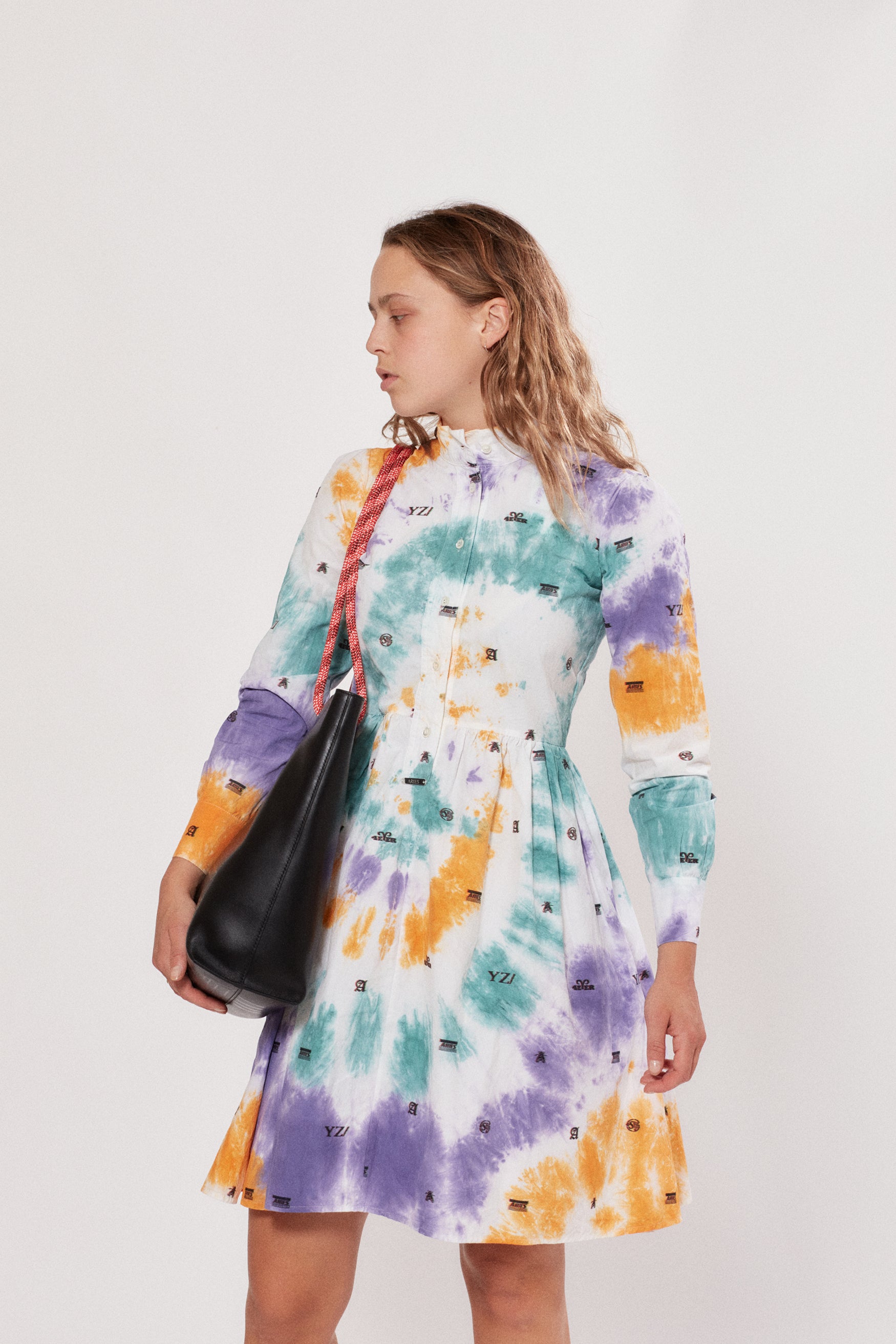 Load image into Gallery viewer, Tie Dye Monogram Laura Dress