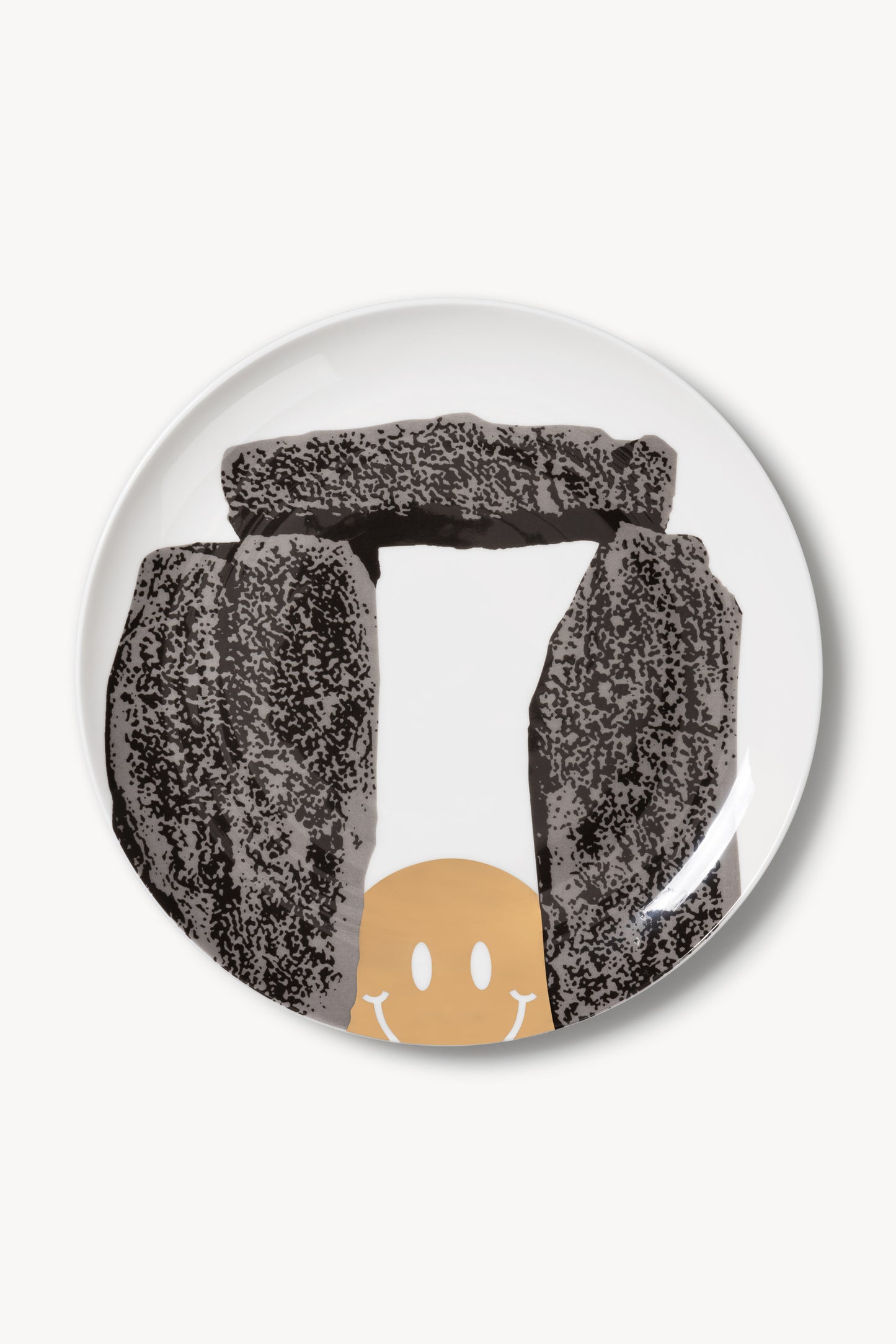 Stonehenge Smiley Plate Large