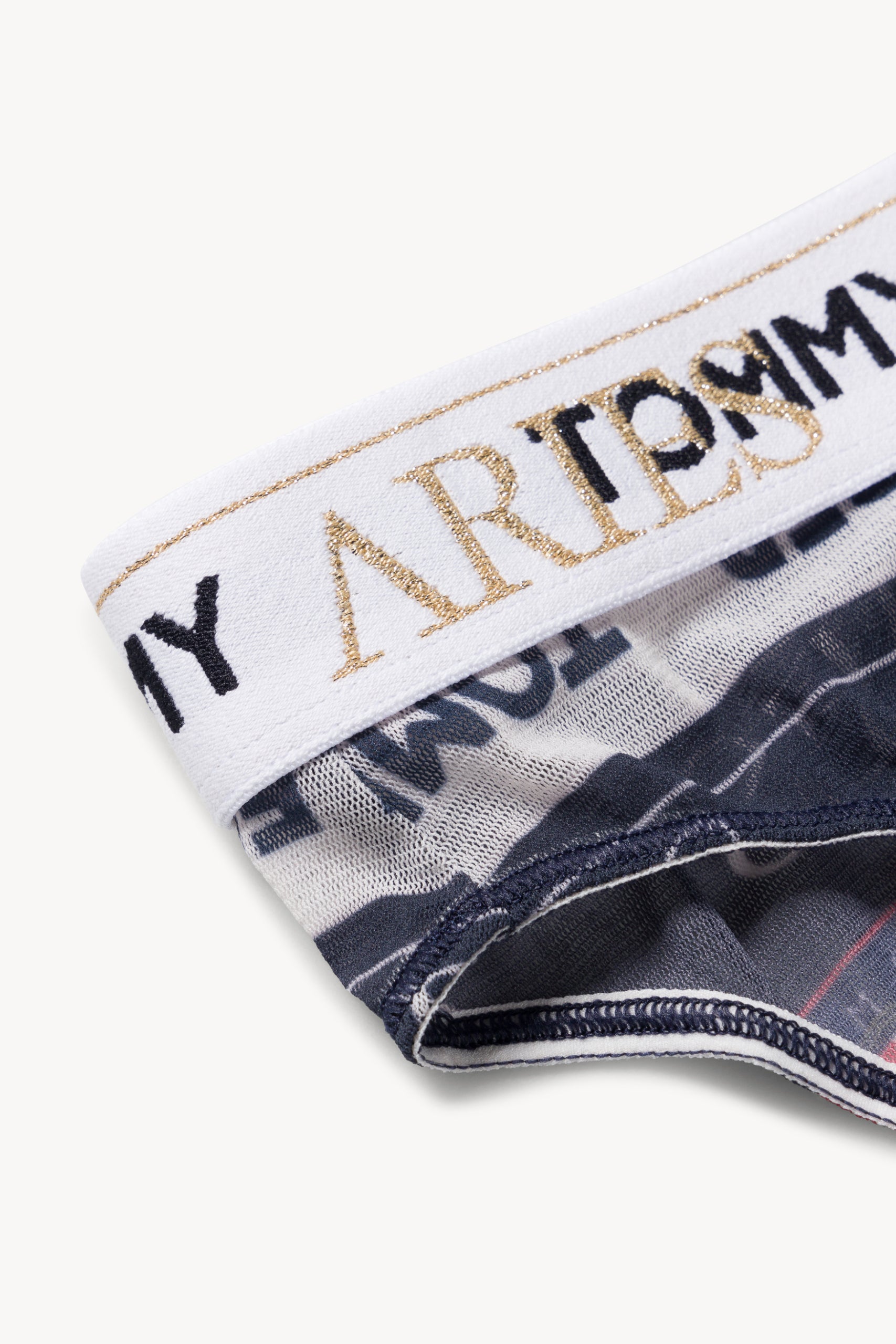 Load image into Gallery viewer, Tommy x Aries Logo Sheer Mid Rise Briefs