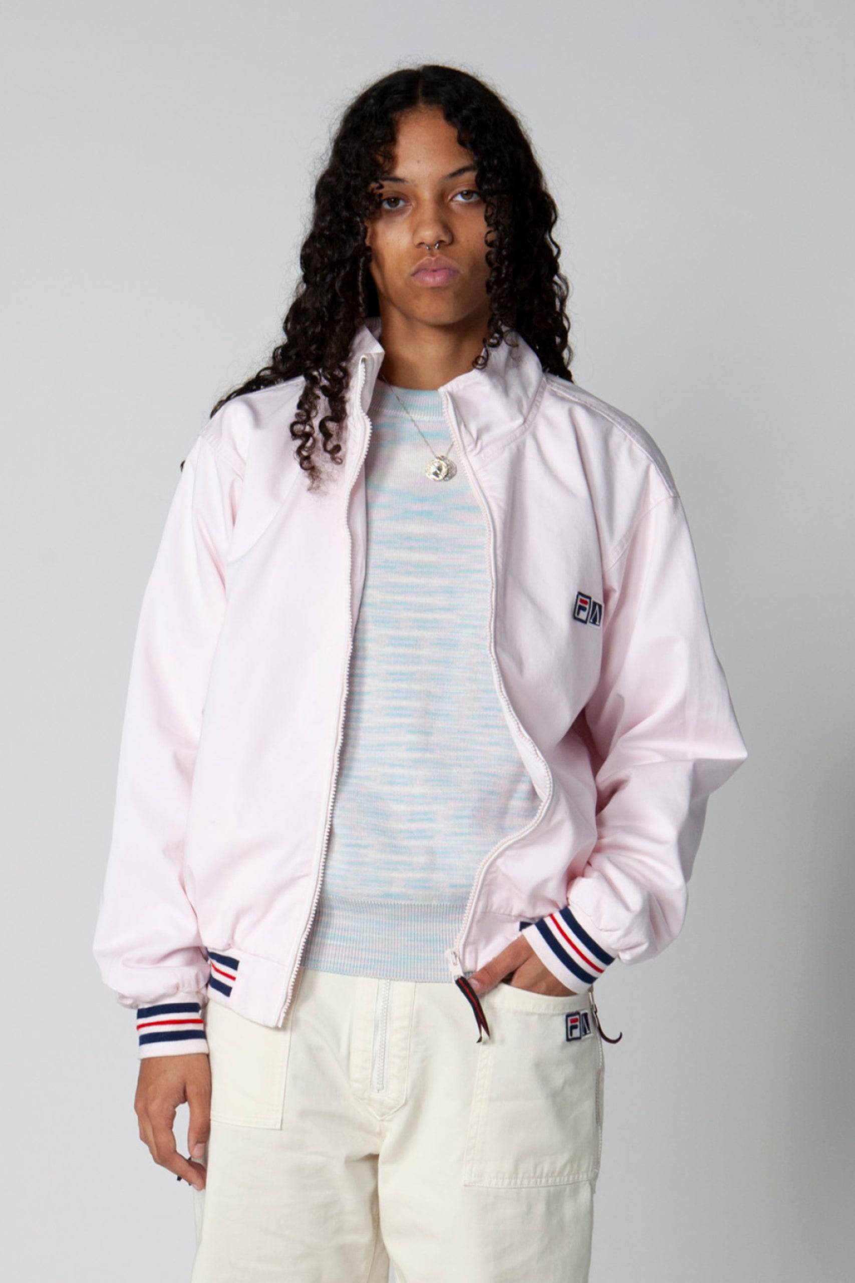 Load image into Gallery viewer, Aries x FILA Cotton Track Jacket