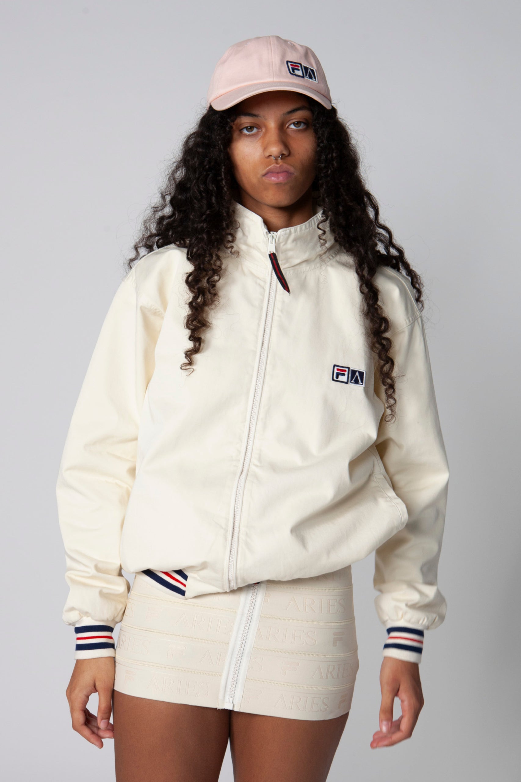 Load image into Gallery viewer, Aries x FILA Cotton Track Jacket