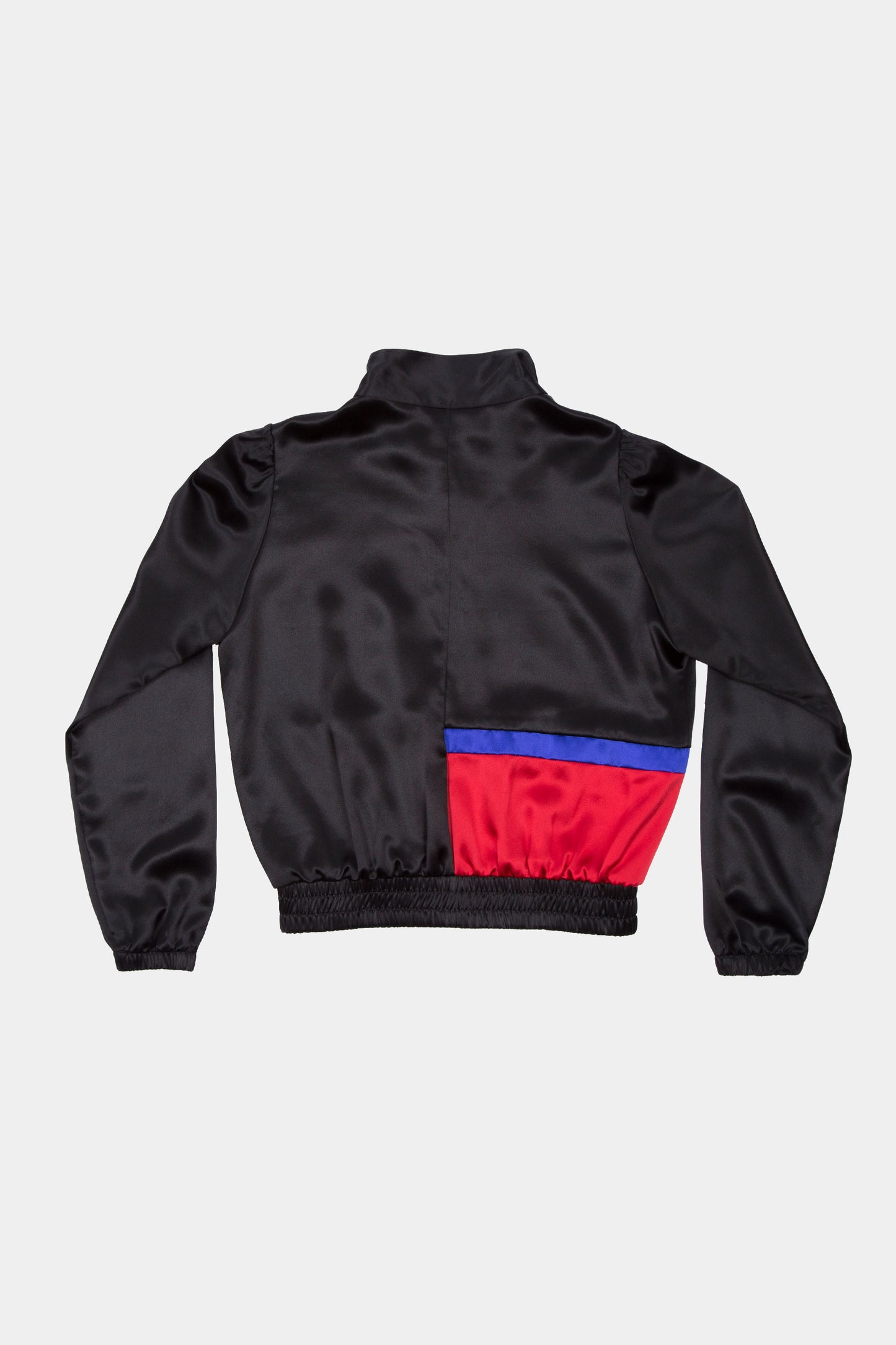 Panelled Silk Track Top