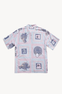 Scarf Print Hawaiian Shirt
