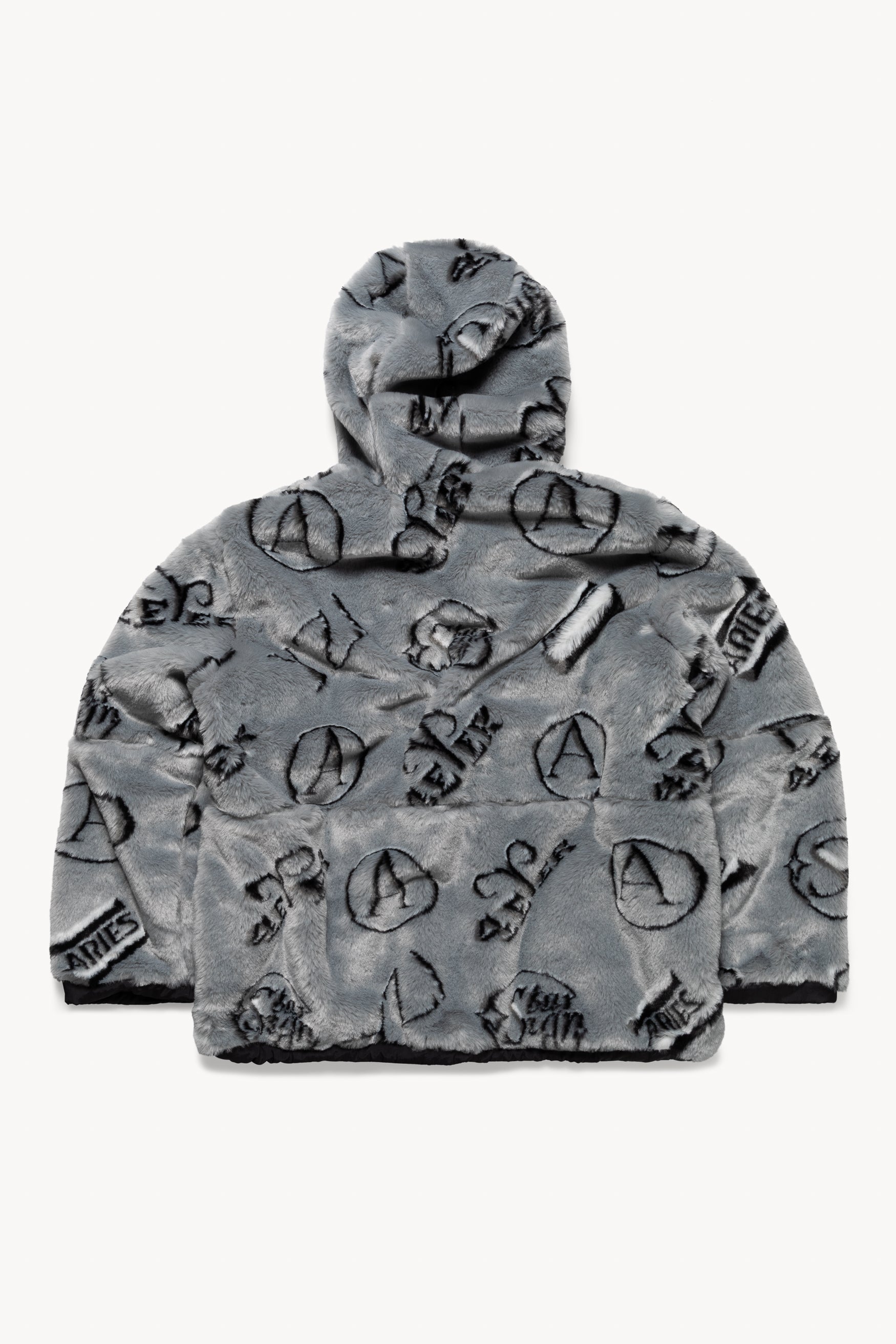 Load image into Gallery viewer, Monogram Reversible Furry Parka