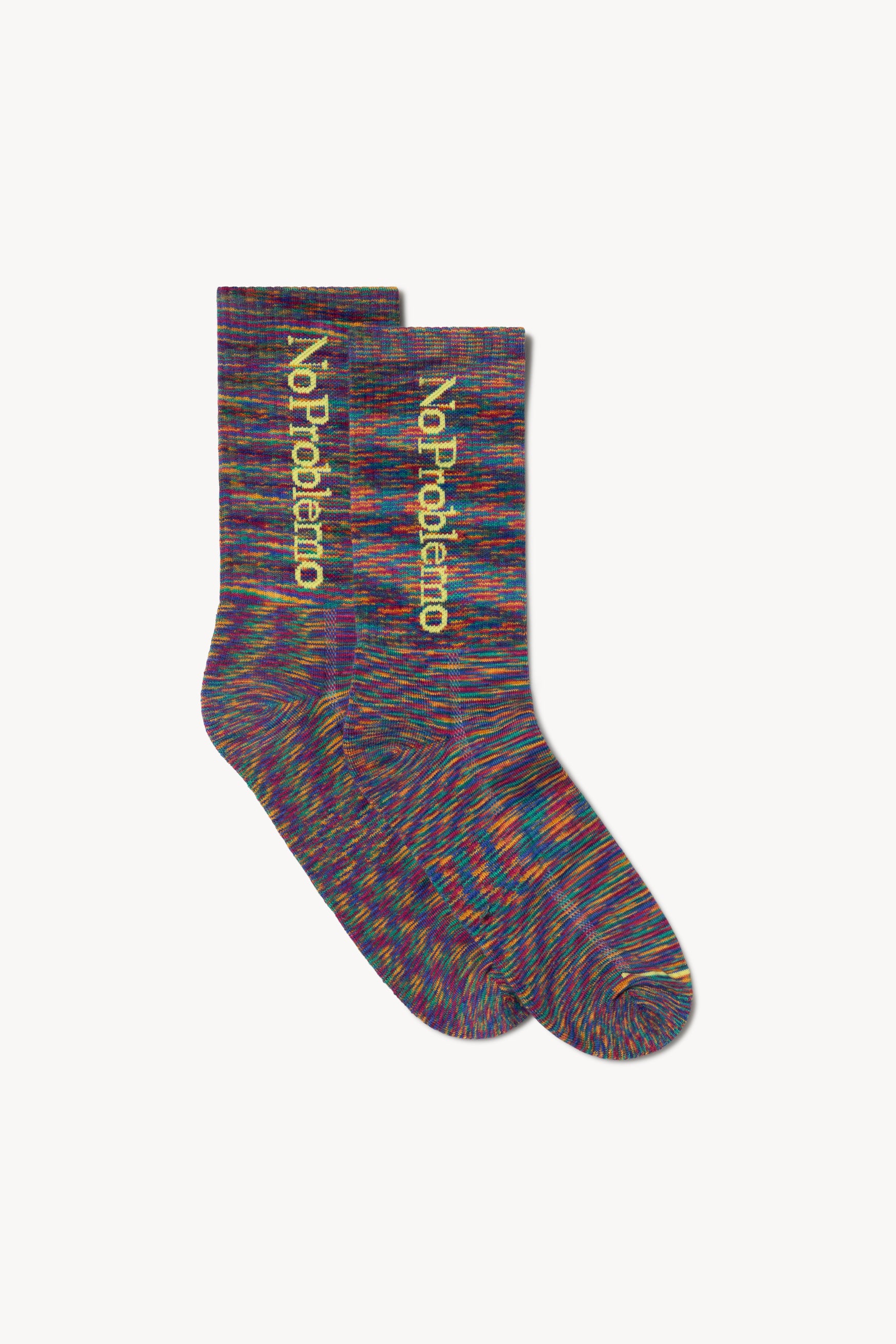 Load image into Gallery viewer, Space Dye No Problemo Sock