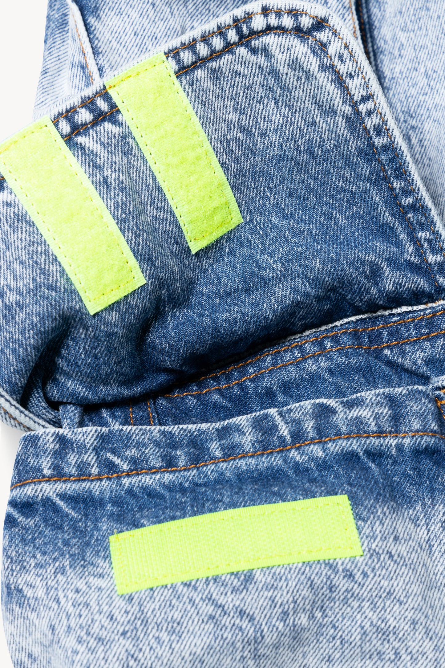 Acid Wash Low Rise Cargo Pant