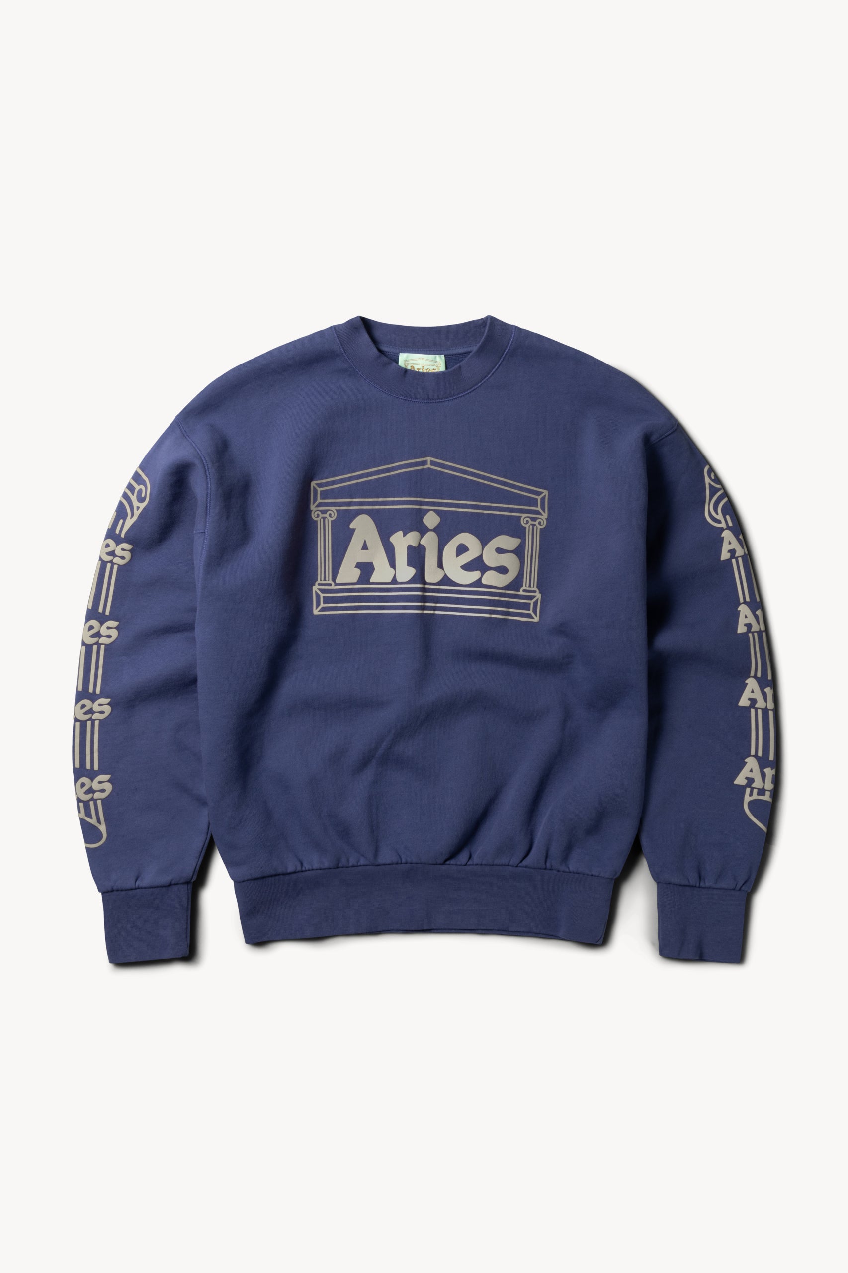 Reflective Column Sweatshirt Navy – Aries