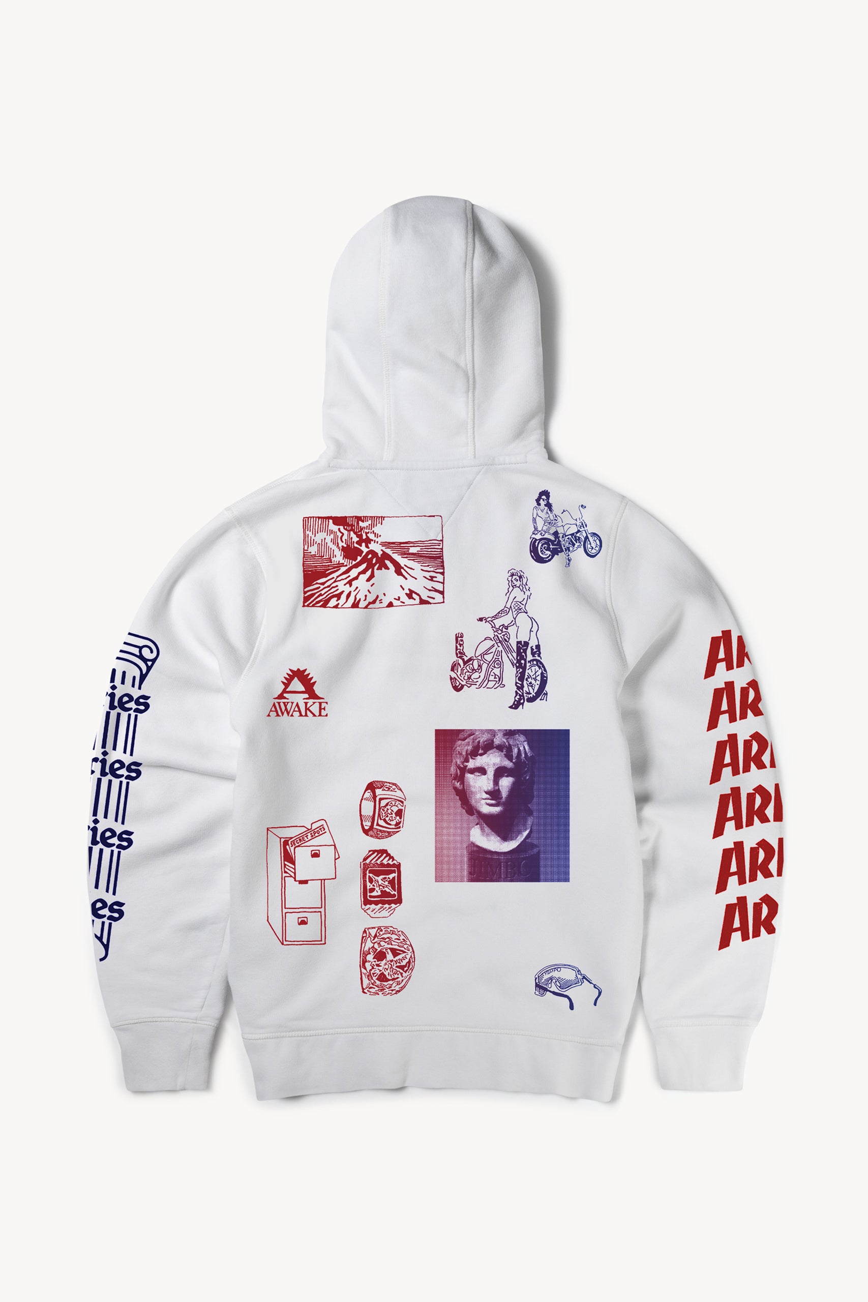 Load image into Gallery viewer, Tommy x Aries Remade: Overprinted Hooded Sweatshirt
