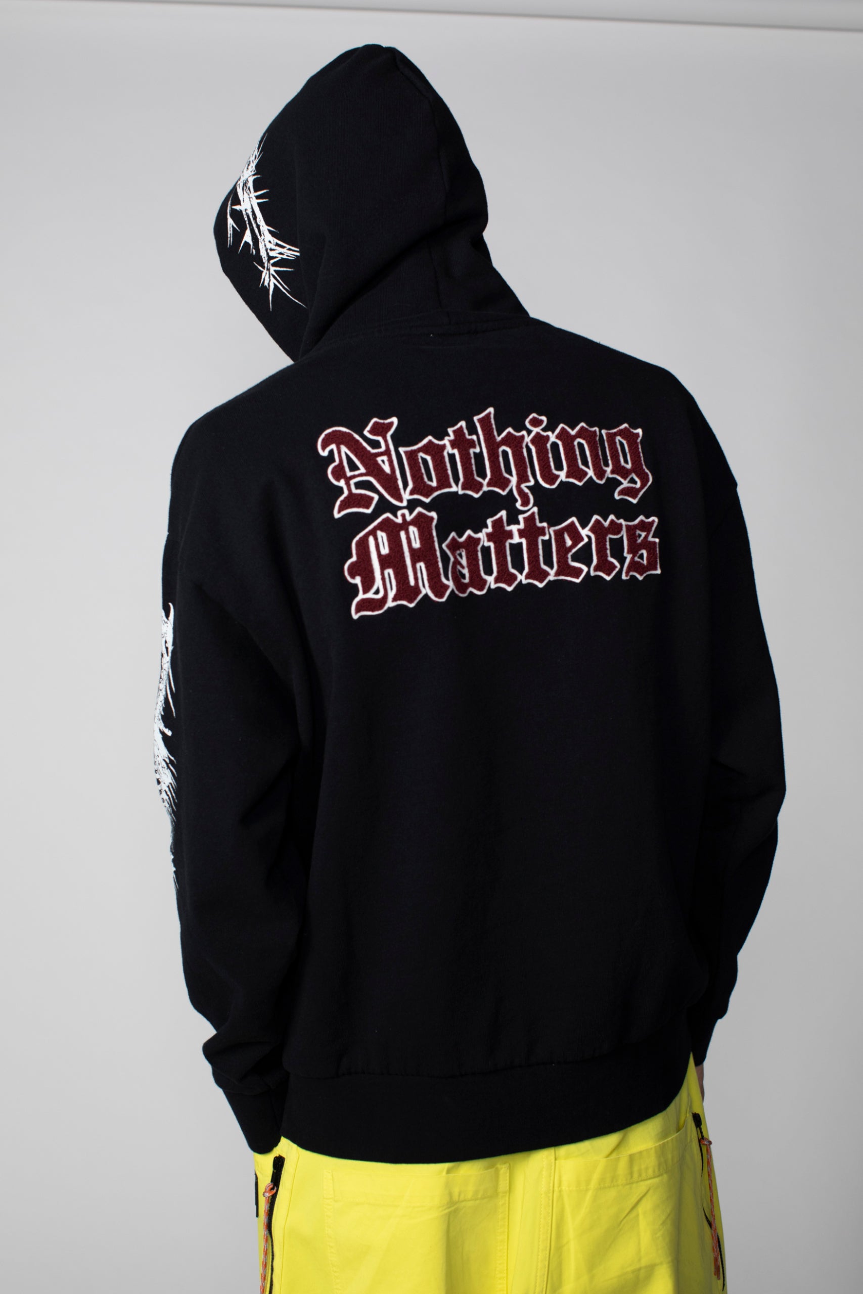 Load image into Gallery viewer, Nothing Matters Embroidered Hoodie