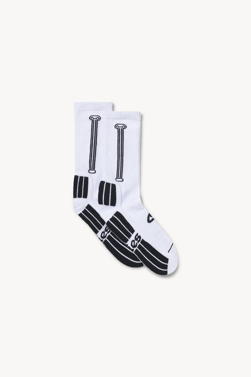 Column Socks White – Aries