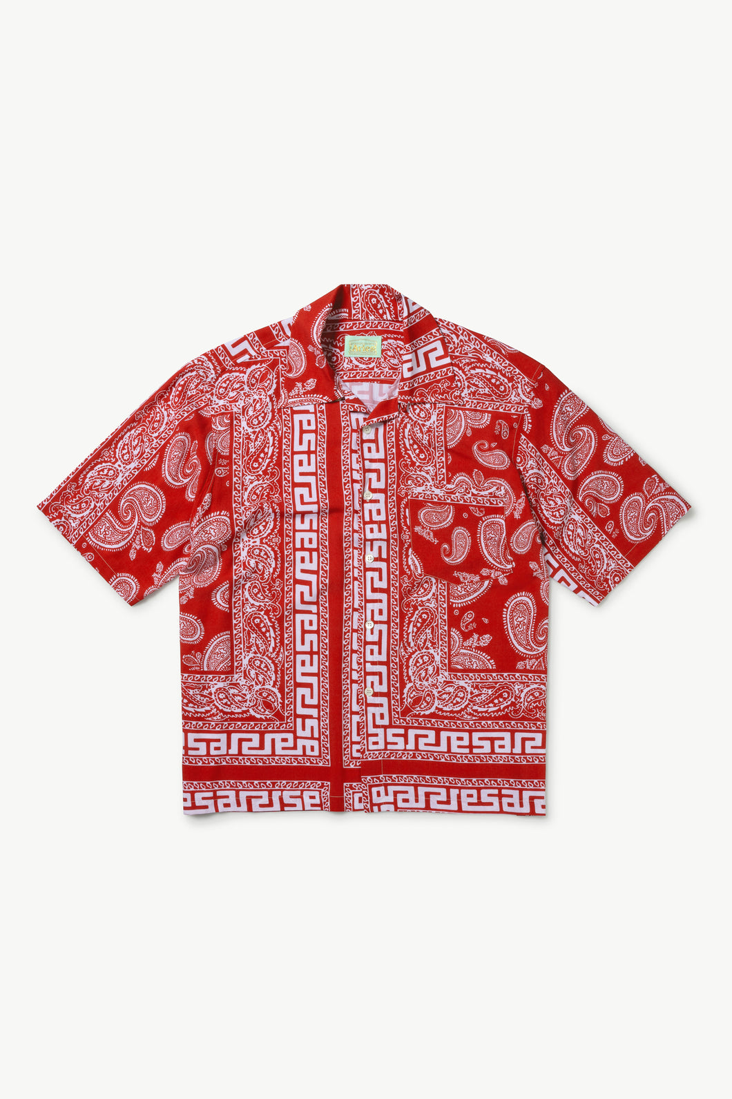 Bandana Print Hawaiian Shirt