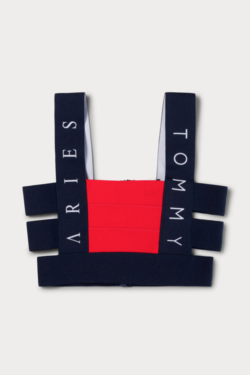 Tommy X Aries Engineered Knit Flag Top
