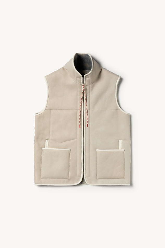 Shrunken Sheepskin Gilet