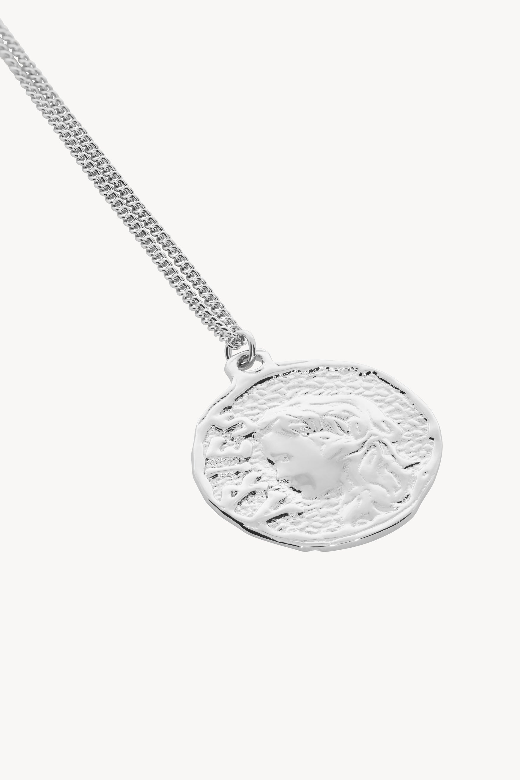 Load image into Gallery viewer, Chain Necklace With Roman Coin Pendant